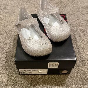 Mini Melissa Campana Clear glitter
